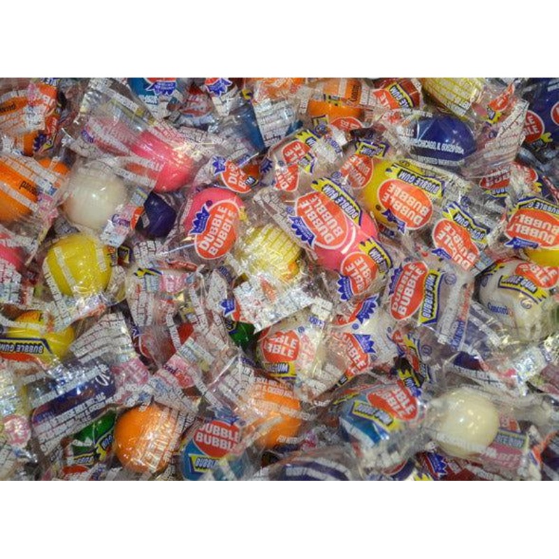 Wrapped Dubble Bubble Gumballs
