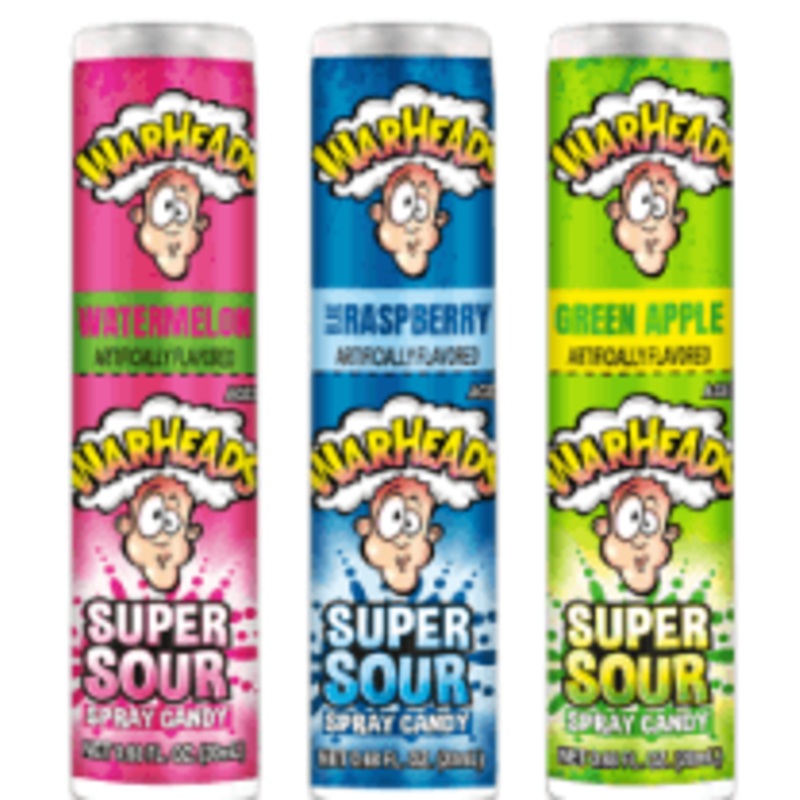 Warheads Super Sour Spray Candy 12ct