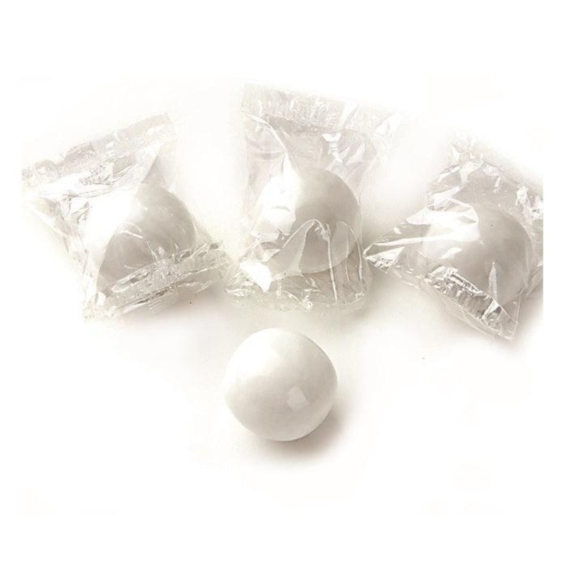 Wrapped White Gumballs
