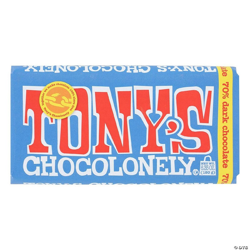 Tonys Cho Bar Chocolate Dark - 6.35 oz (Pack of 15)