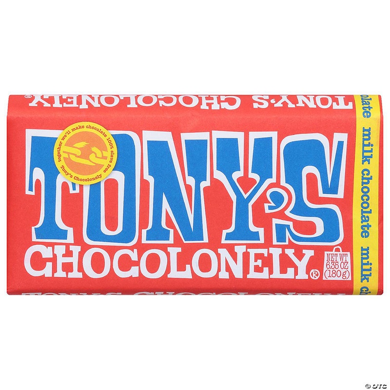 Tonys Chocolonely Bar Chocolate Milk 6.35 oz (Pack of 15)