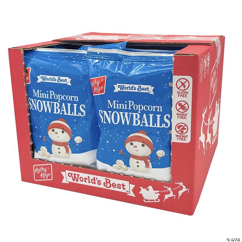 12 oz. Kathy Kaye Sweet & Salty Mini Popcorn Snowball Packs  12 Pc.