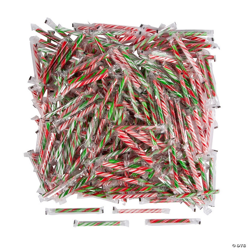 16 lbs. Bulk 640 Pc. Christmas Fruit Hard Candy Stick Assortment