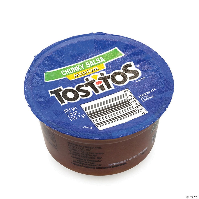 Tostitos Medium Chunky Salsa To-Go Cups, 3.8 oz, 30 Count