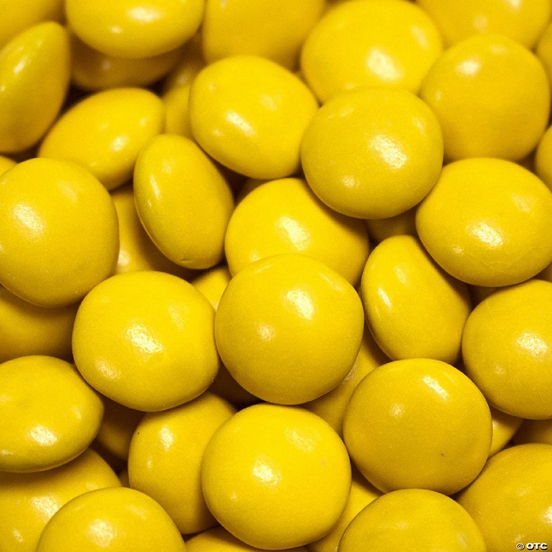 12 oz Yellow Candy Milk Chocolate Minis by Just Candy (approx. 500 Pcs)