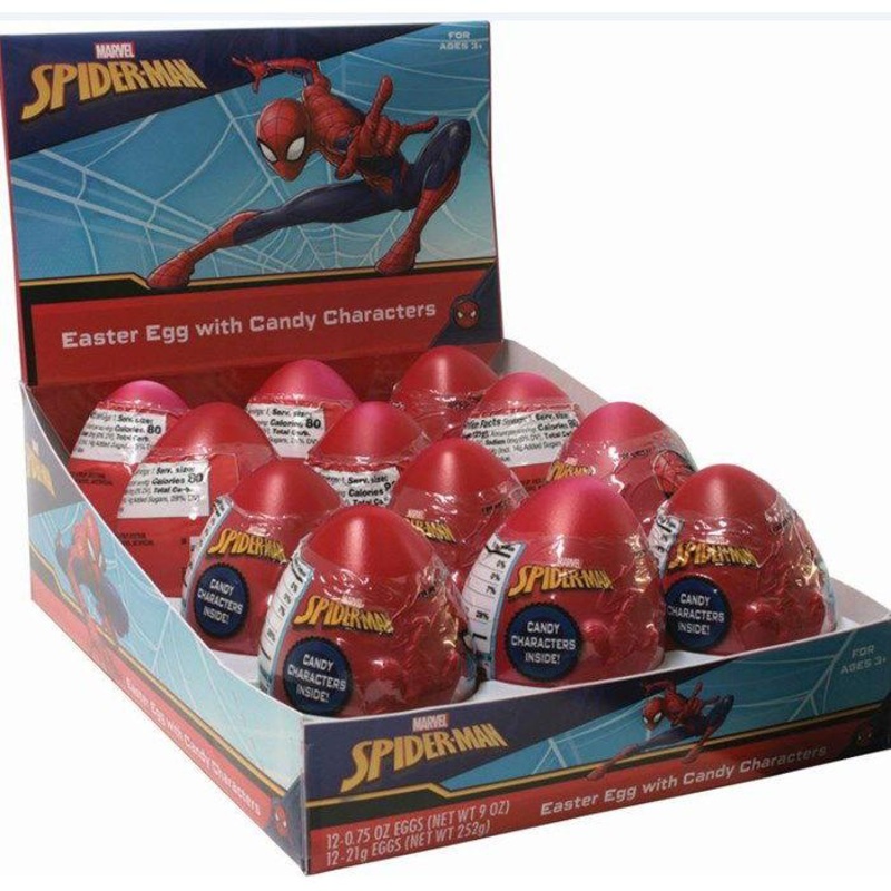Ultimate Spiderman Candy Filled Plastic Egg