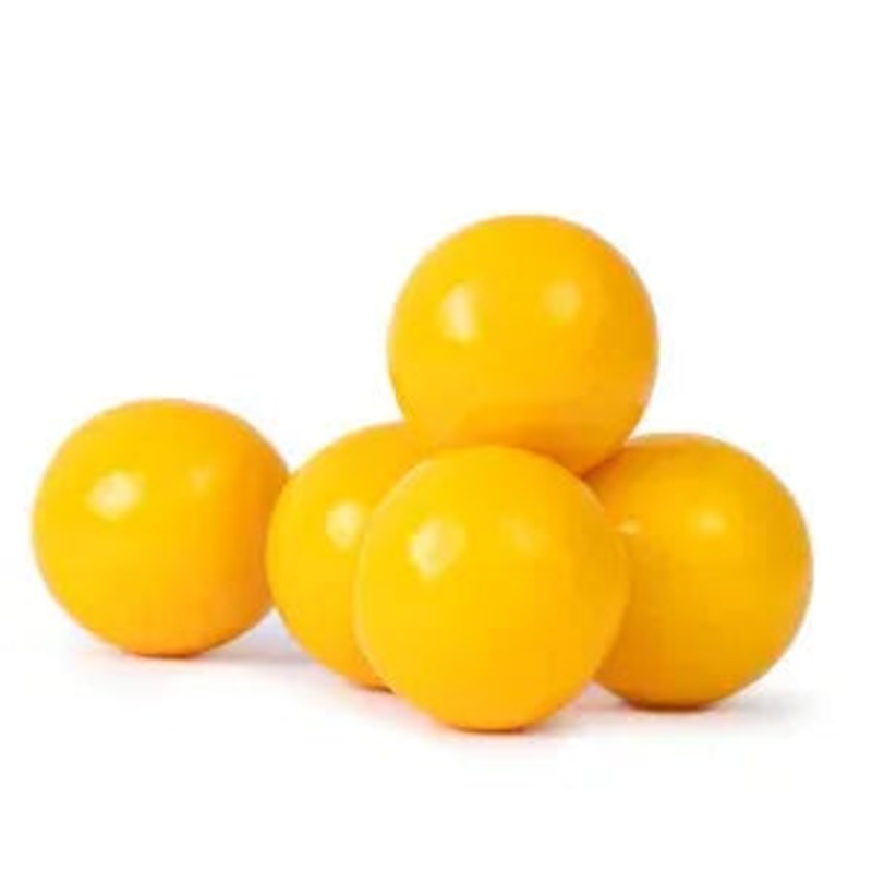 Yellow 1-Inch Gumballs: 850-Piece Case