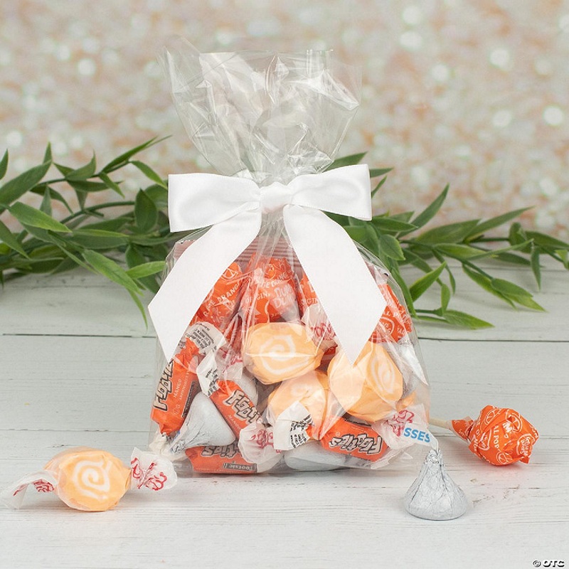12ct Orange Candy Goodie Bag Party Favors by Just Candy (12 Pack)