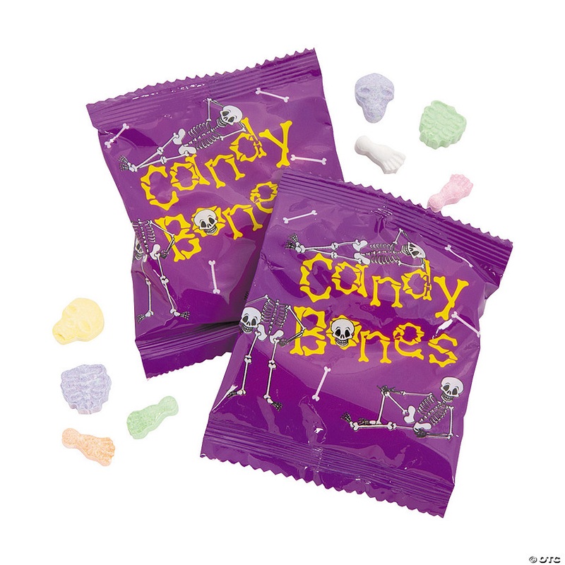 13 oz. Bone-Shaped Tart Fruit-Flavored Hard Candy Packs - 19 Pc.