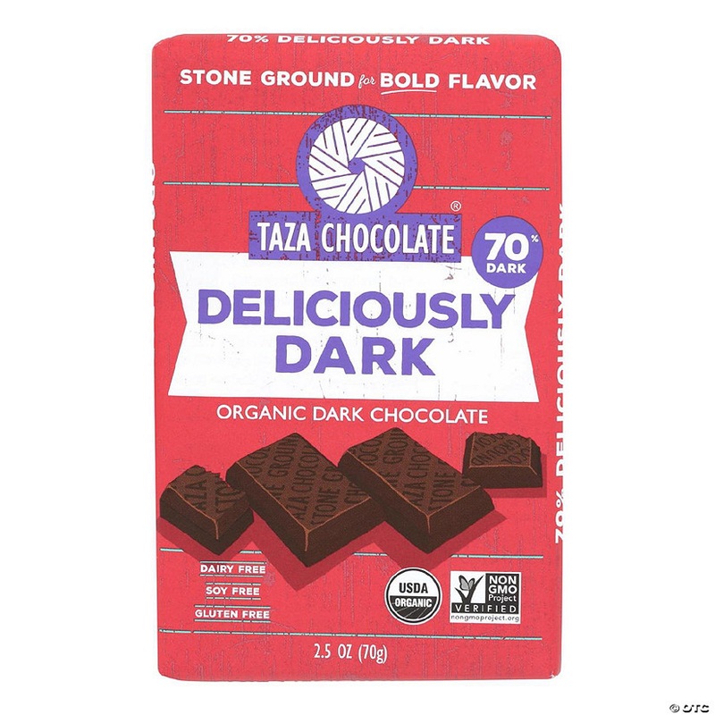Taza Chocolate - Bar Deliciously Dark - Case of 10 - 2.5 OZ