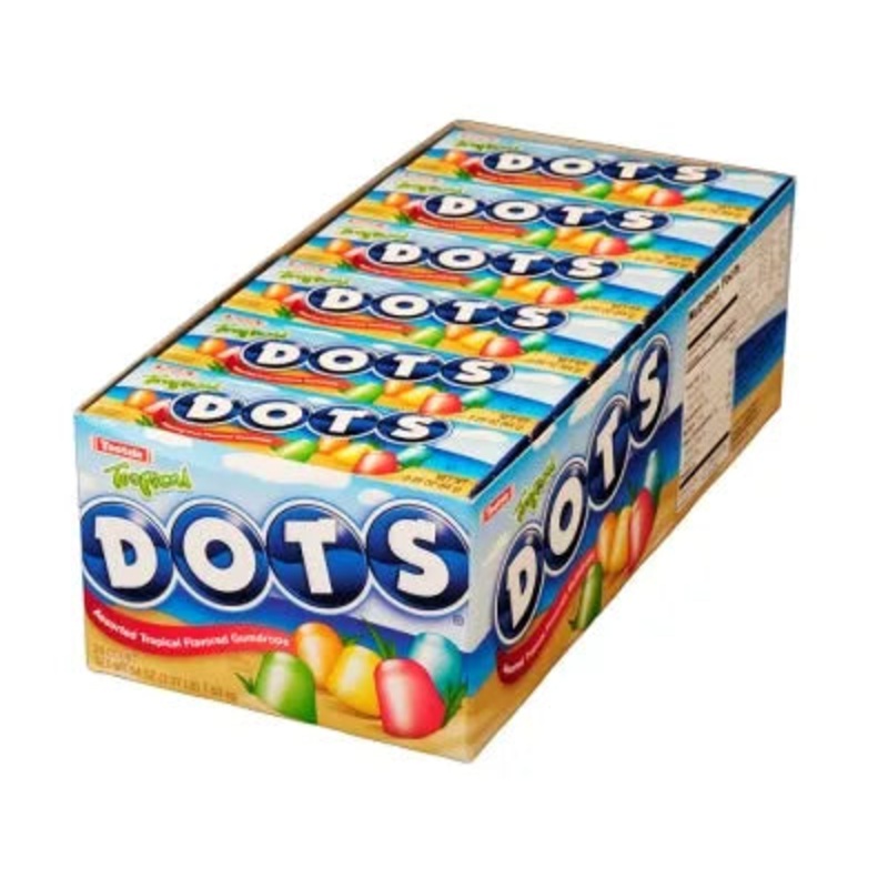 Tropical Dots Candy 2.25-Ounce Packs: 24-Piece Box