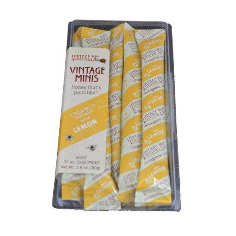 Vintage Bee Creamed Honey with Lemon Minis