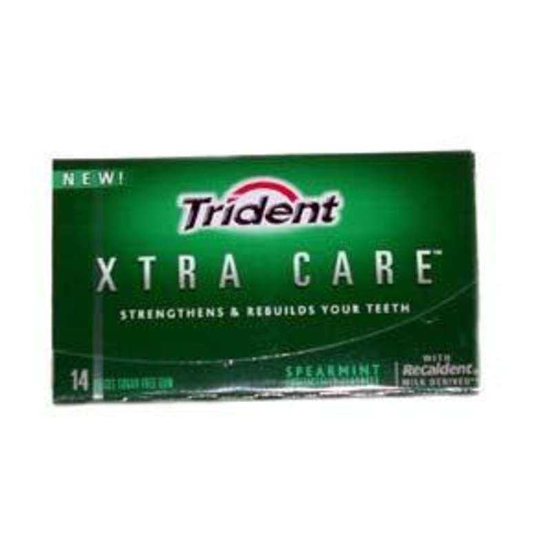 Trident Spearmint Extra Care Gum