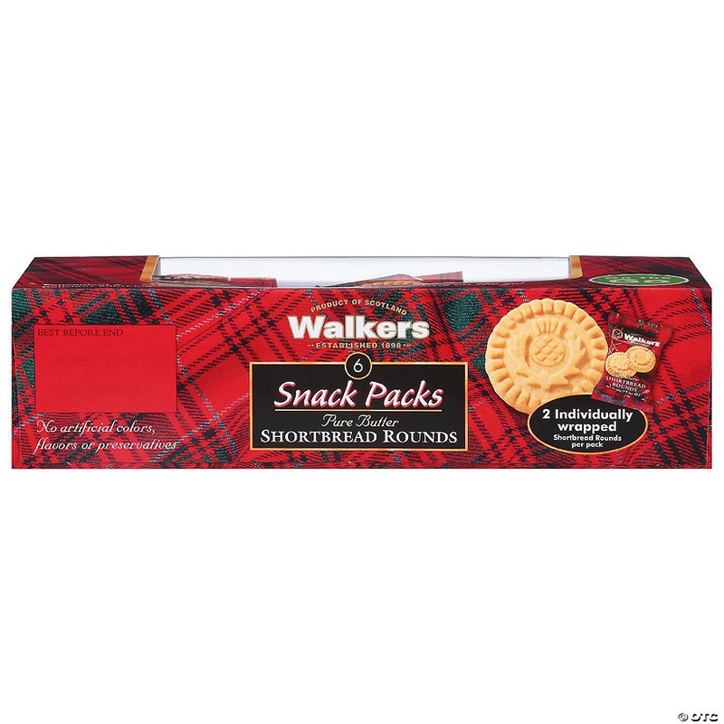 Walkers Short bread Rounds Snack 7.2 oz (Pack of 6)