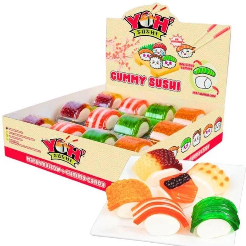Yoh' Sushi Marshmallow & Candy: 24-Piece Display