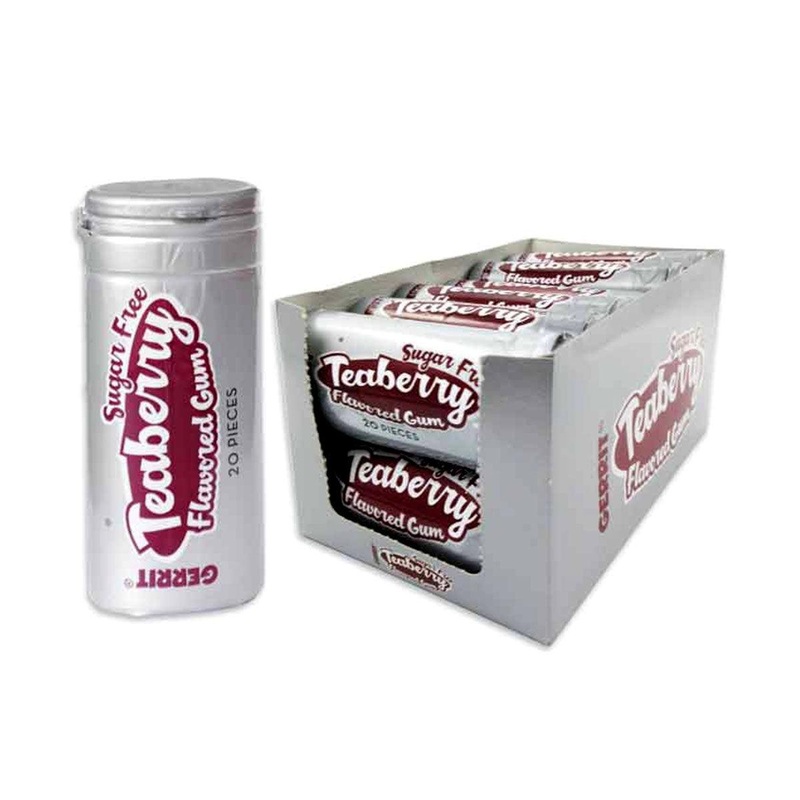 Teaberry Chewing Gum Sugar-Free Tubes