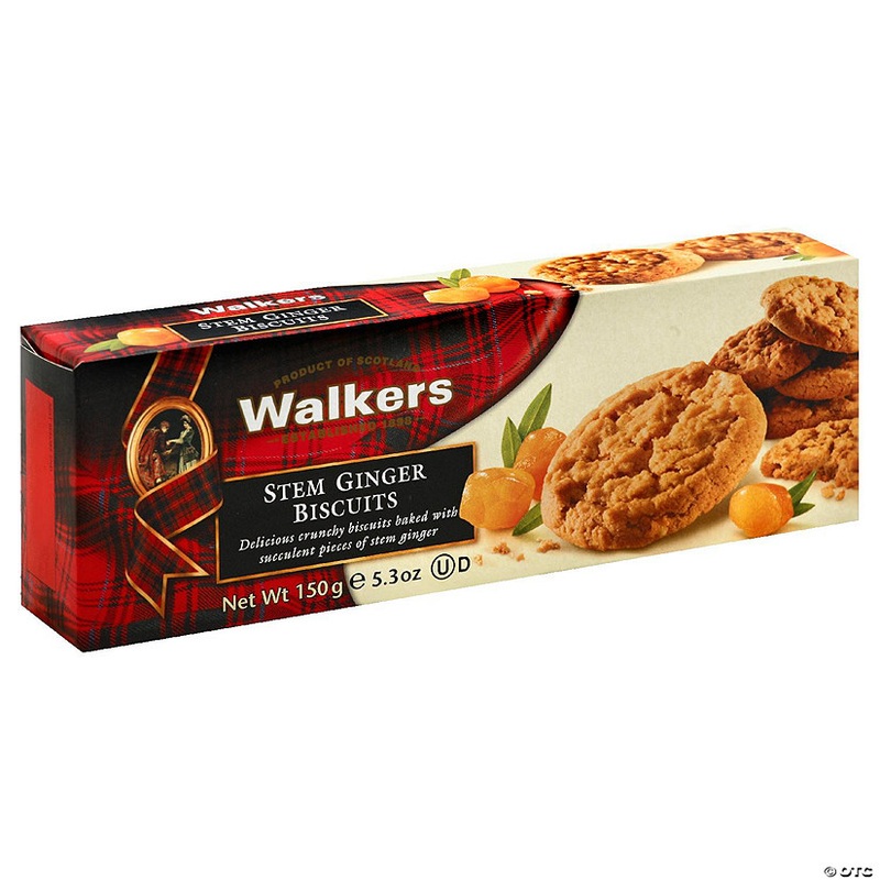 Walkers Cookie Stems Ginger 5.3 oz (Pack of 12)