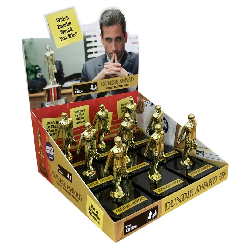 The Office Dundie Award Trophy Candy Tin: 9-Piece Display