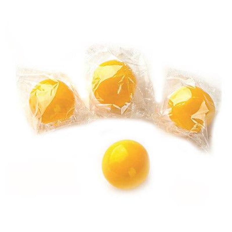 Wrapped Sunshine Yellow Gumballs