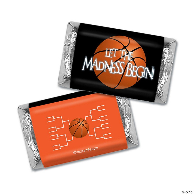 100ct March Madness Miniature Wrappers - Orange
