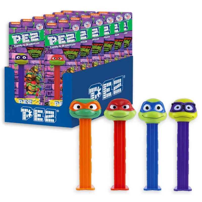 Teenage Mutant Ninja Turtles PEZ Candy Blister Packs: 12-Piece Display