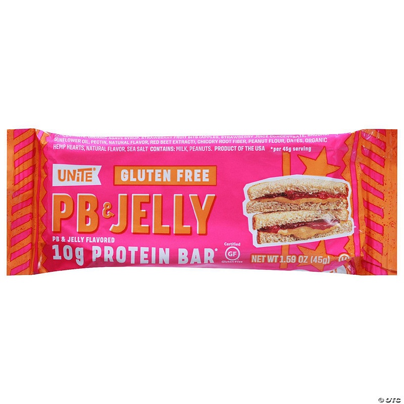 Unite Bar Protein Peanut Butter Jelly 1.59 oz (Pack of 12)