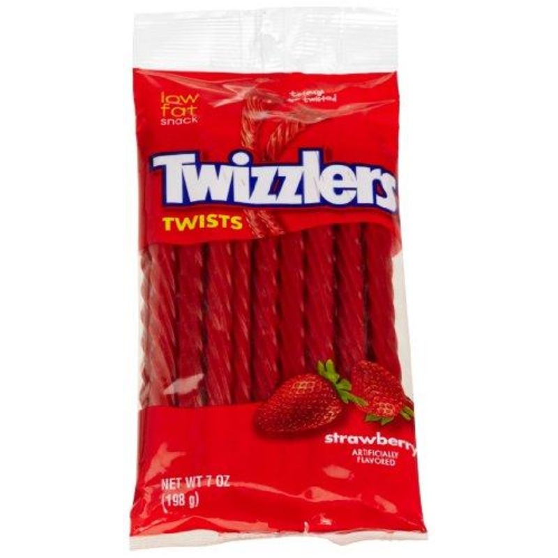Twizzlers Strawberry Licorice 7 Ounce Bag