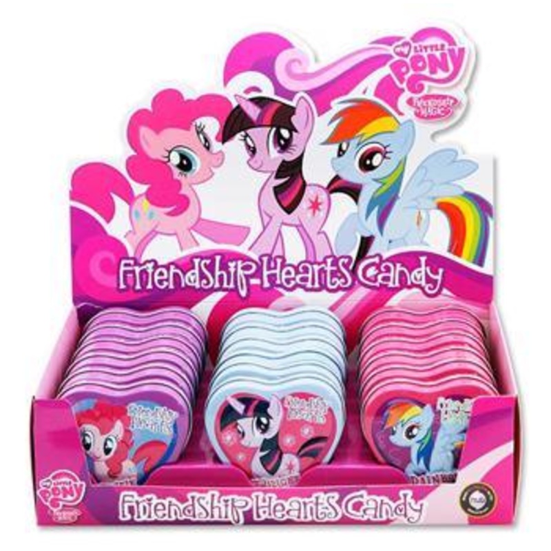 Valentine's My Little Pony Friendship Hearts Candy Tins