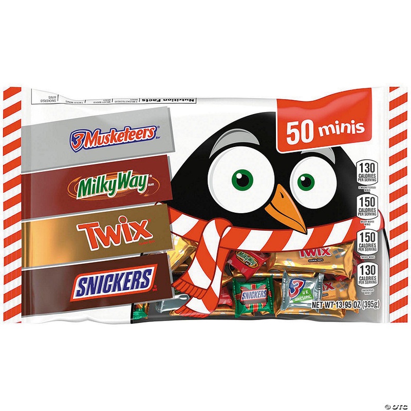 13.95 oz. MARS Minis Holiday-Themed Chocolate Favorites Assortment - 50 Pc.
