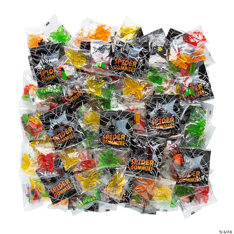 3.5 lbs. Bulk 130 Pc. Halloween Creepy Crawly Gummy Candy Assortment