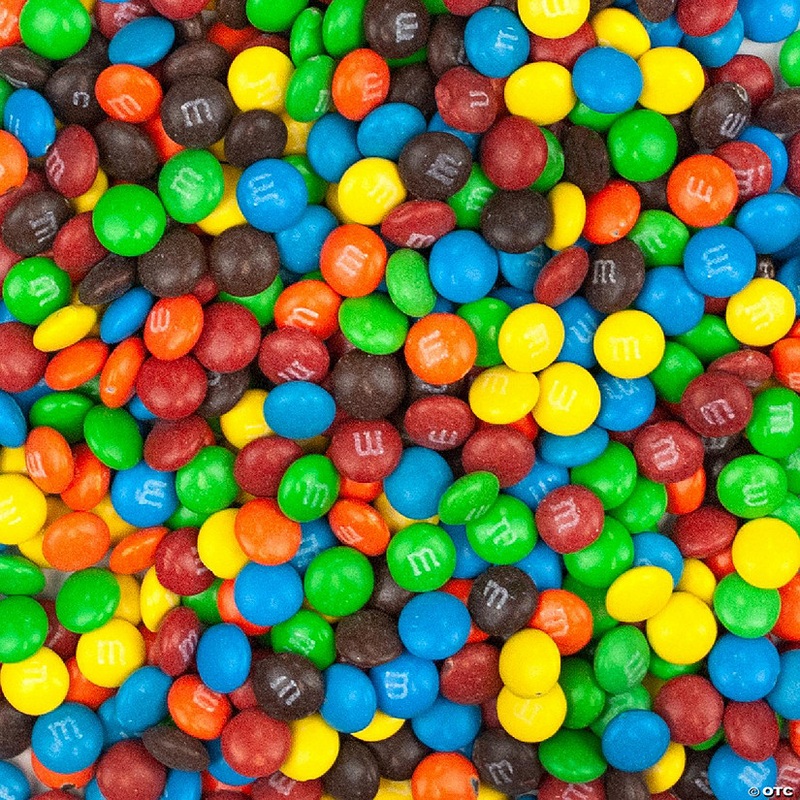 3.75 lb Bulk M&M's Candy Milk Chocolate - Approximately 1,875 Pieces - (Blue, Green, Orange, Red & Yellow)