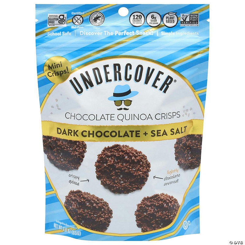 Undercover Quinoa Bites Quinoa Dark Chocolate Sea Salt 3 oz (Pack of 12)