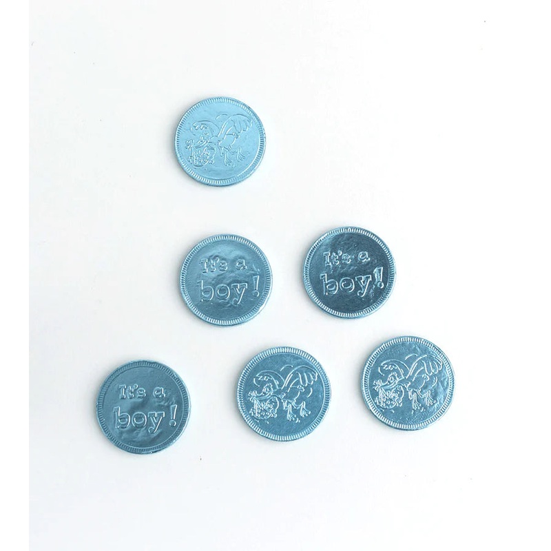 FORT KNOX CHOCOLATE COINS " IT'S A BOY" MIX