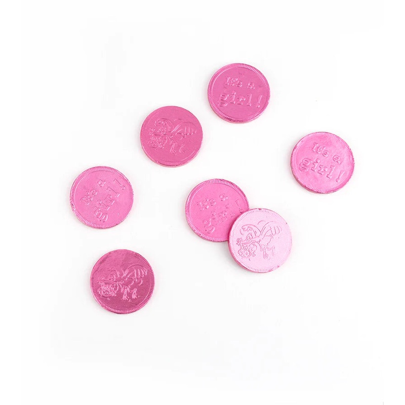 FORT KNOX CHOCOLATE COINS "IT'S A GIRL" MIX