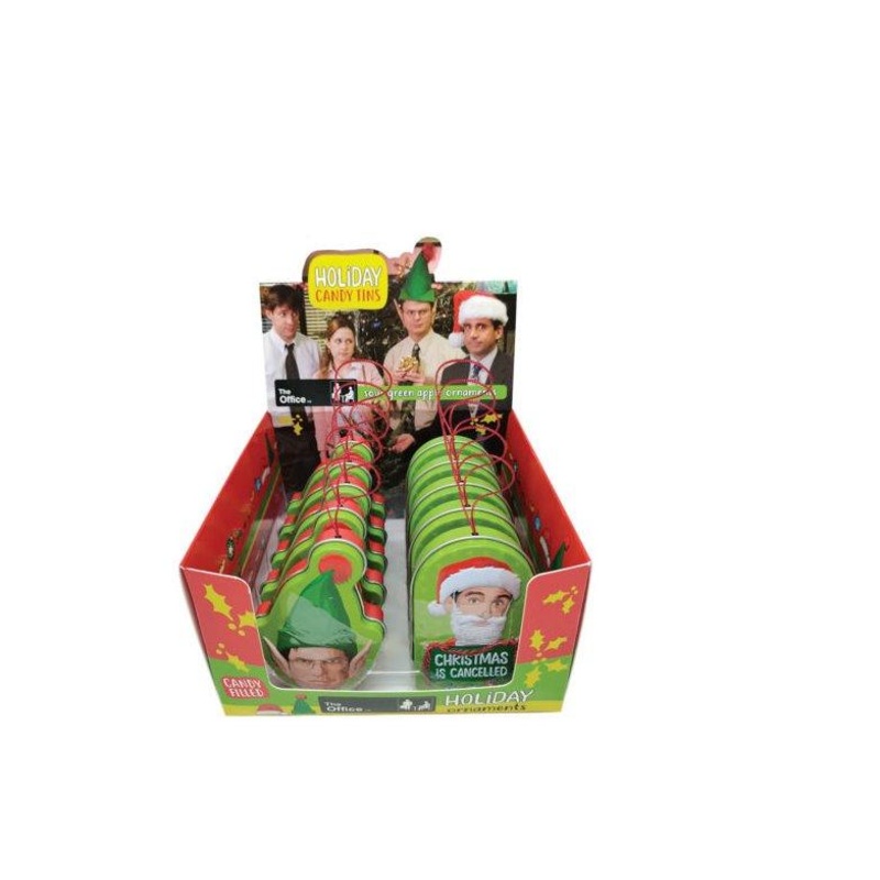The Office Holiday Ornaments Candy Tin