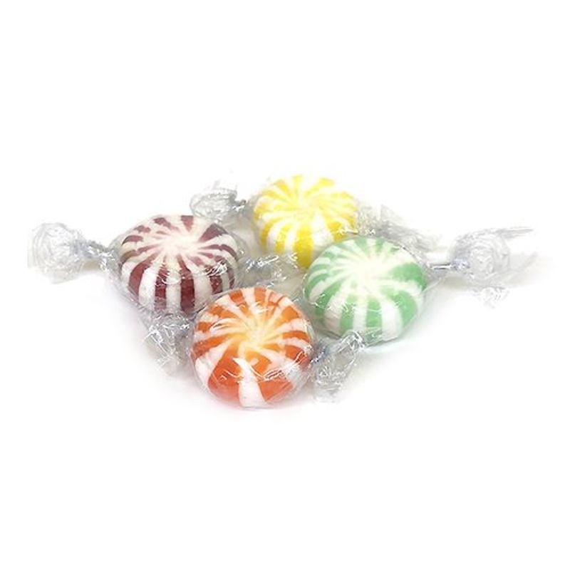 Assorted Fruit Spinners Hard Candy - 5 LB Bulk Bag