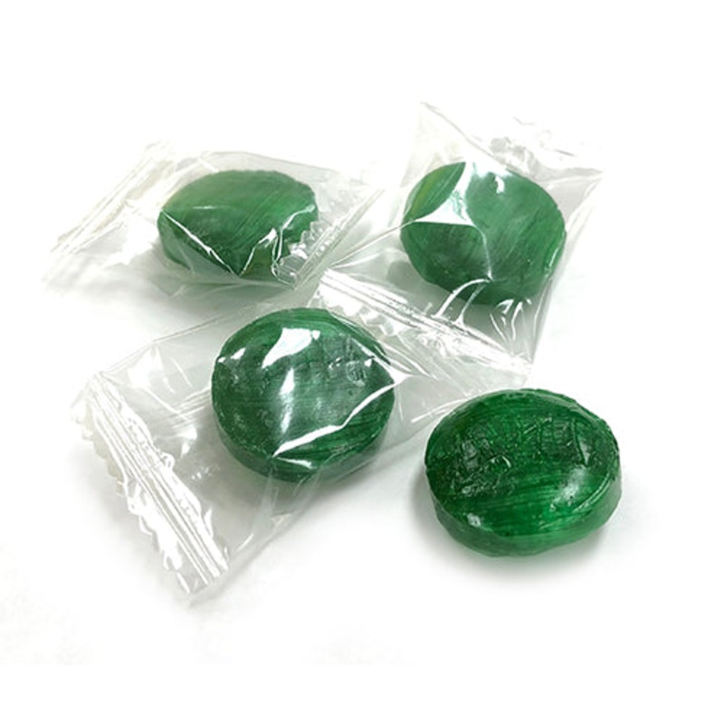 Atkinson's Green Apple Buttons Hard Candy - 3 LB Bulk Bag