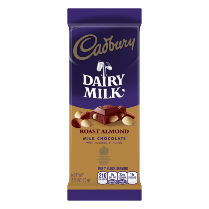 CADBURY ROAST ALMOND MILK CHOCOLATE