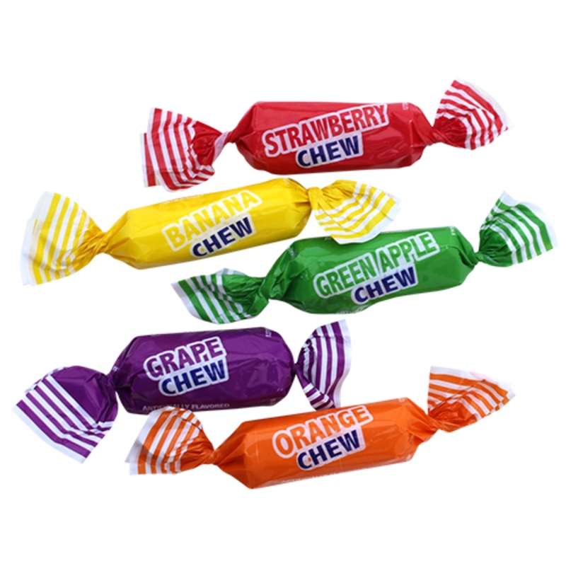 Colombina Assorted Fruit Chews 3 lb. Bulk Bag