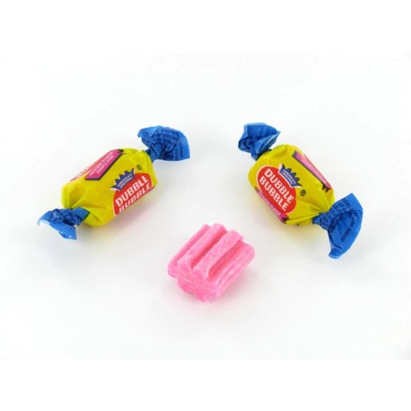Dubble Bubble Original Gum Twist Bubble Gum - 3 LB Bulk Bag