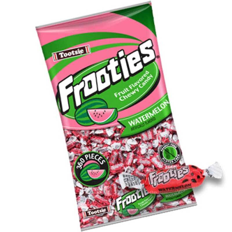 Frooties Watermelon Chewy Candy - 2.42 LB Bulk Bag