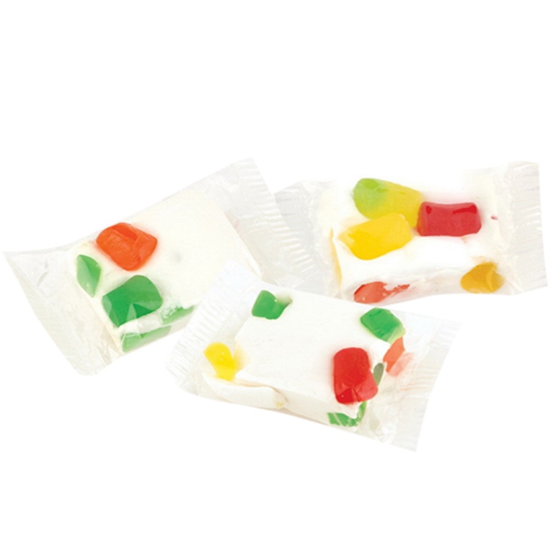 Golden Bon Bon Wrapped Fruity Ju Jube Nougat - Bulk Bag