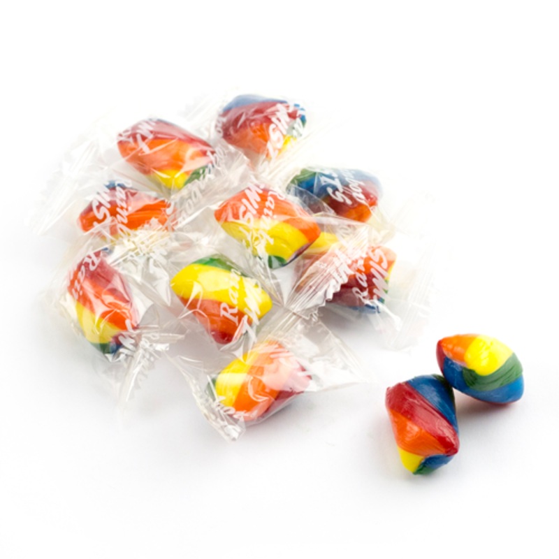 Rainbow Twists Hard Candy - 3 LB Bulk Bag