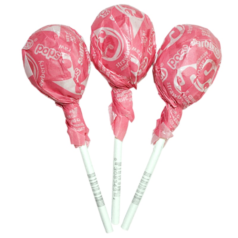 Starburst Pops All Pink Lollipop 2 lb. Bulk Bag