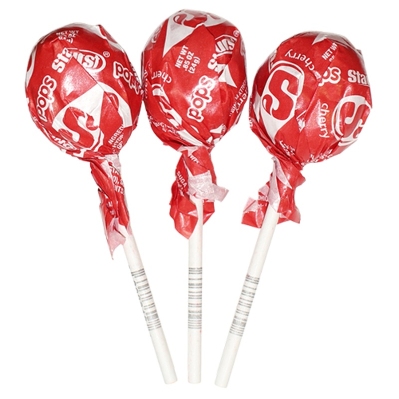 Starburst Pops Cherry Lollipop 2 lb. Bulk Bag