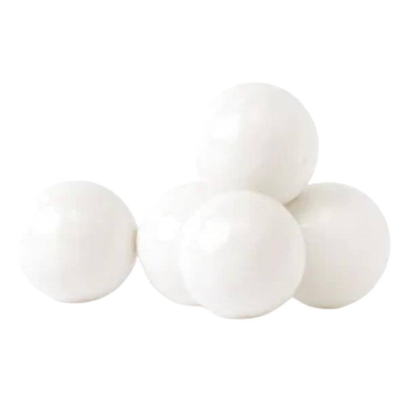 All City Candy 1" White Gumballs Tutti Fruiti 3 lb. Bulk Bag