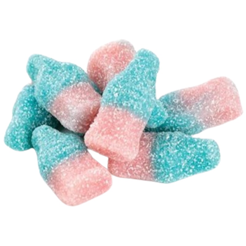 Gustaf's Small Sour Bubble Gum Gummi Bottles - Bulk Bag
