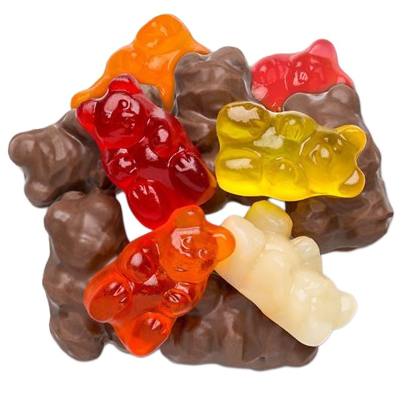 Milk Chocolate Gummi Bears 1 lb. Tub
