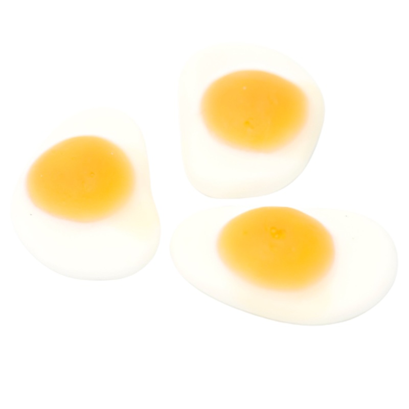 Mini Fried Eggs Gummi Candy - Bulk