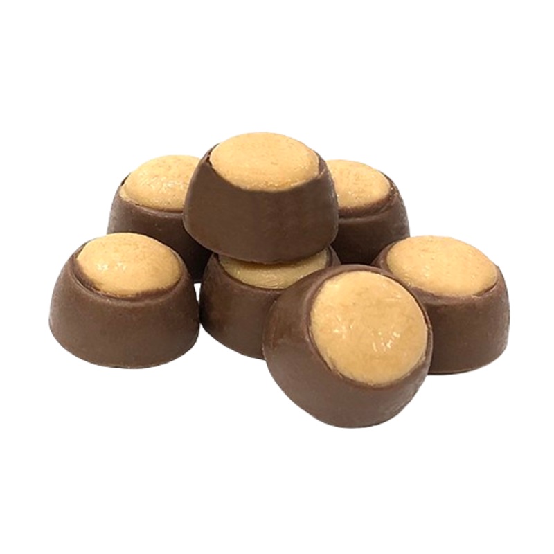 Mini Milk Chocolate Peanut Butter Buckeyes - 3 LB Bulk Bag